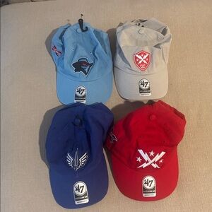 NWT 47 Brand XFL Hat Bundle